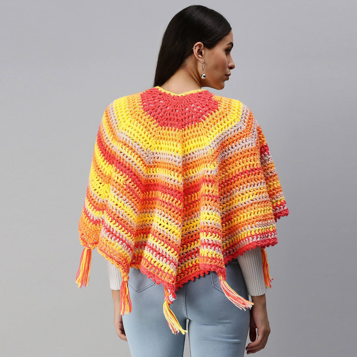 Circular Shawl Scarf - Multicolor 2914