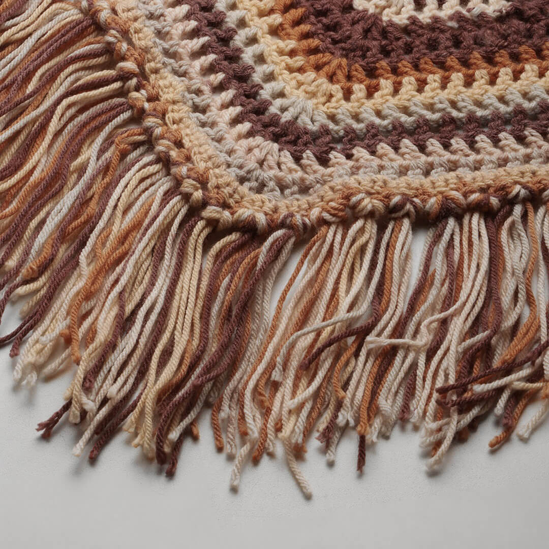 Shades of Brown Shawl Scarf 2915
