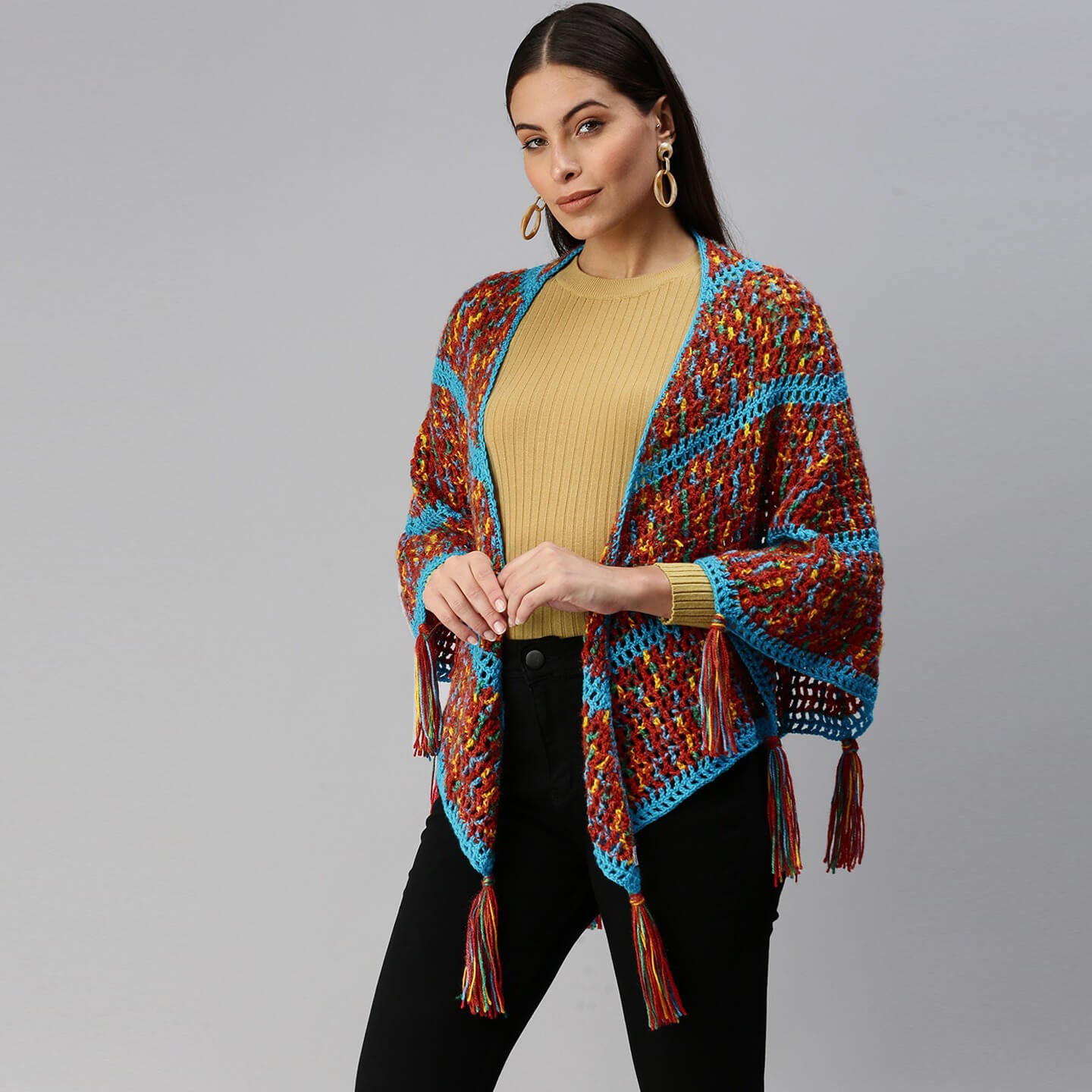 Shawl Scarf - Red 2917