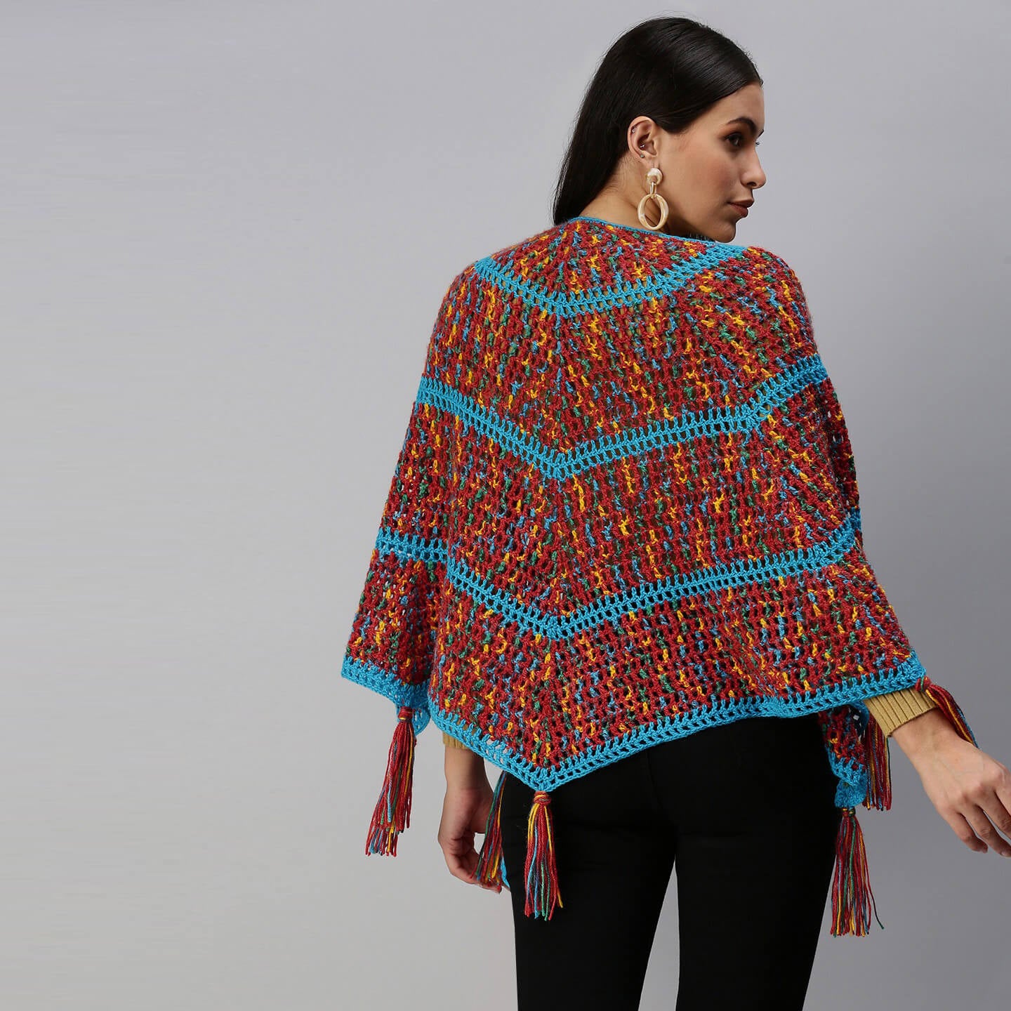 Shawl Scarf - Red 2917