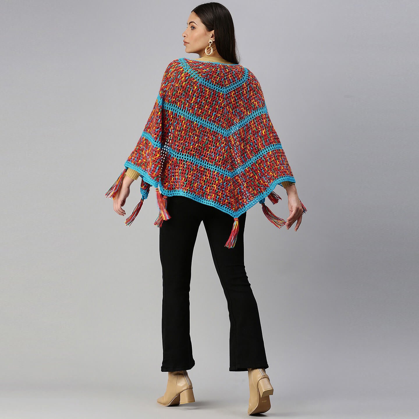 Shawl Scarf - Red 2917