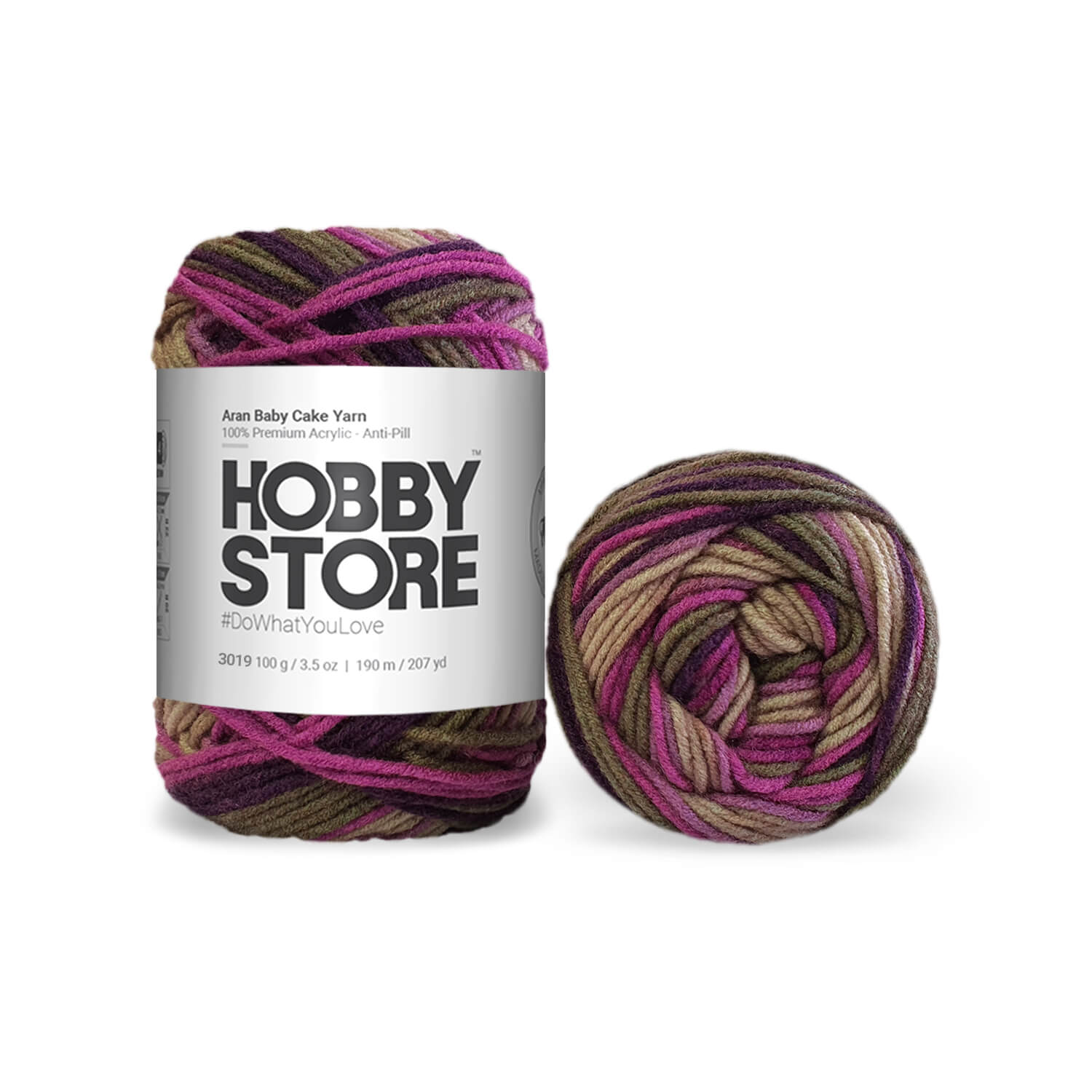 Hobby Store Aran Baby Cake Anti-Pill Yarn - 3019