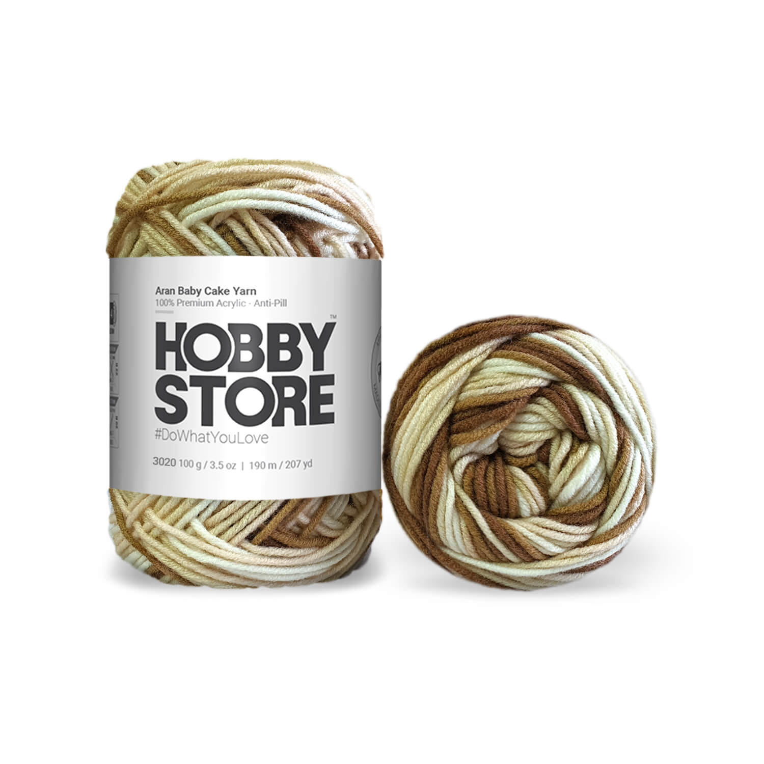 Hobby Store Aran Baby Cake Anti-Pill Yarn - 3020