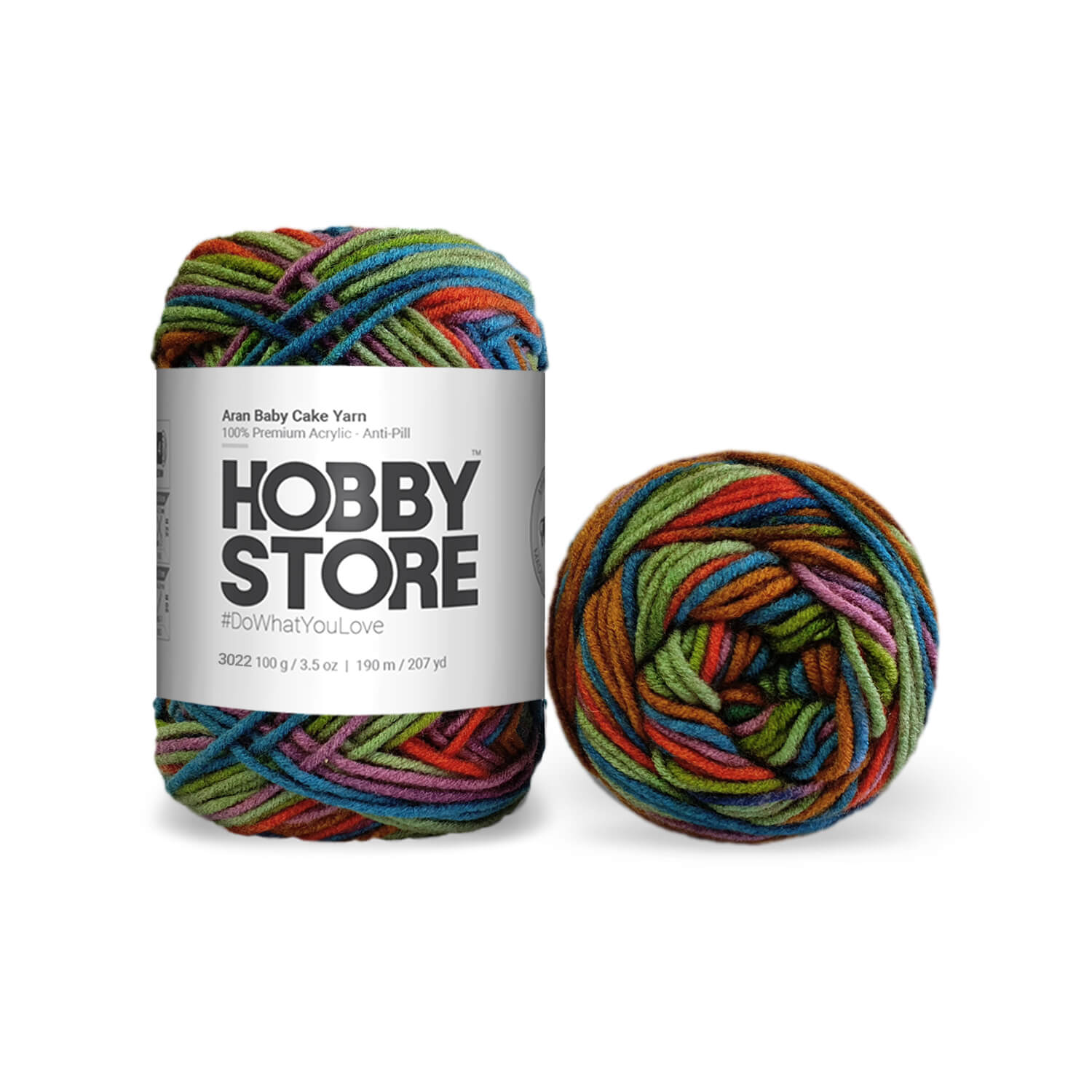 Hobby Store Aran Baby Cake Anti-Pill Yarn - 3022