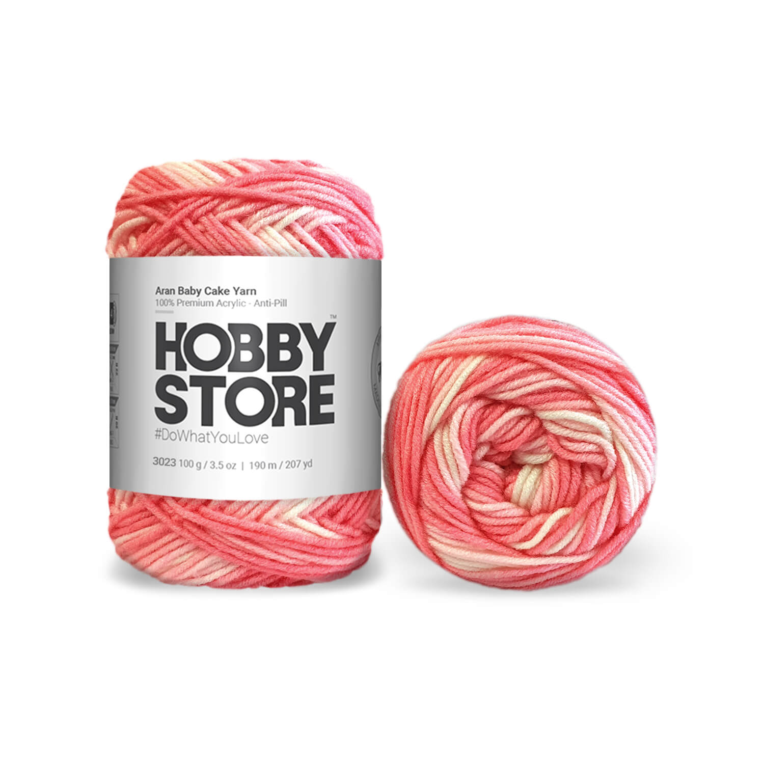 Hobby Store Aran Baby Cake Anti-Pill Yarn - 3023