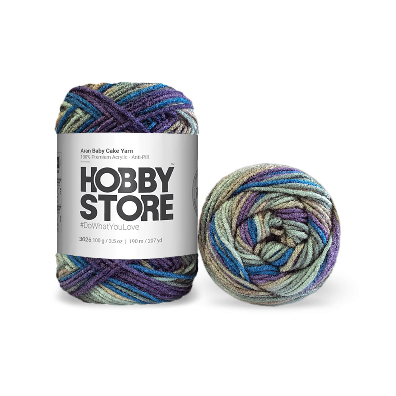 Hobby Store Aran Baby Cake Anti-Pill Yarn - 3025