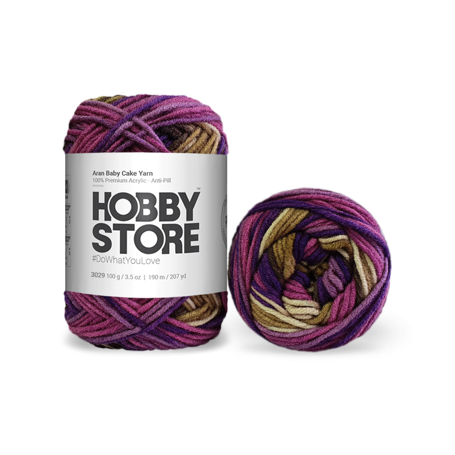 Hobby Store Aran Baby Cake Anti-Pill Yarn - 3029