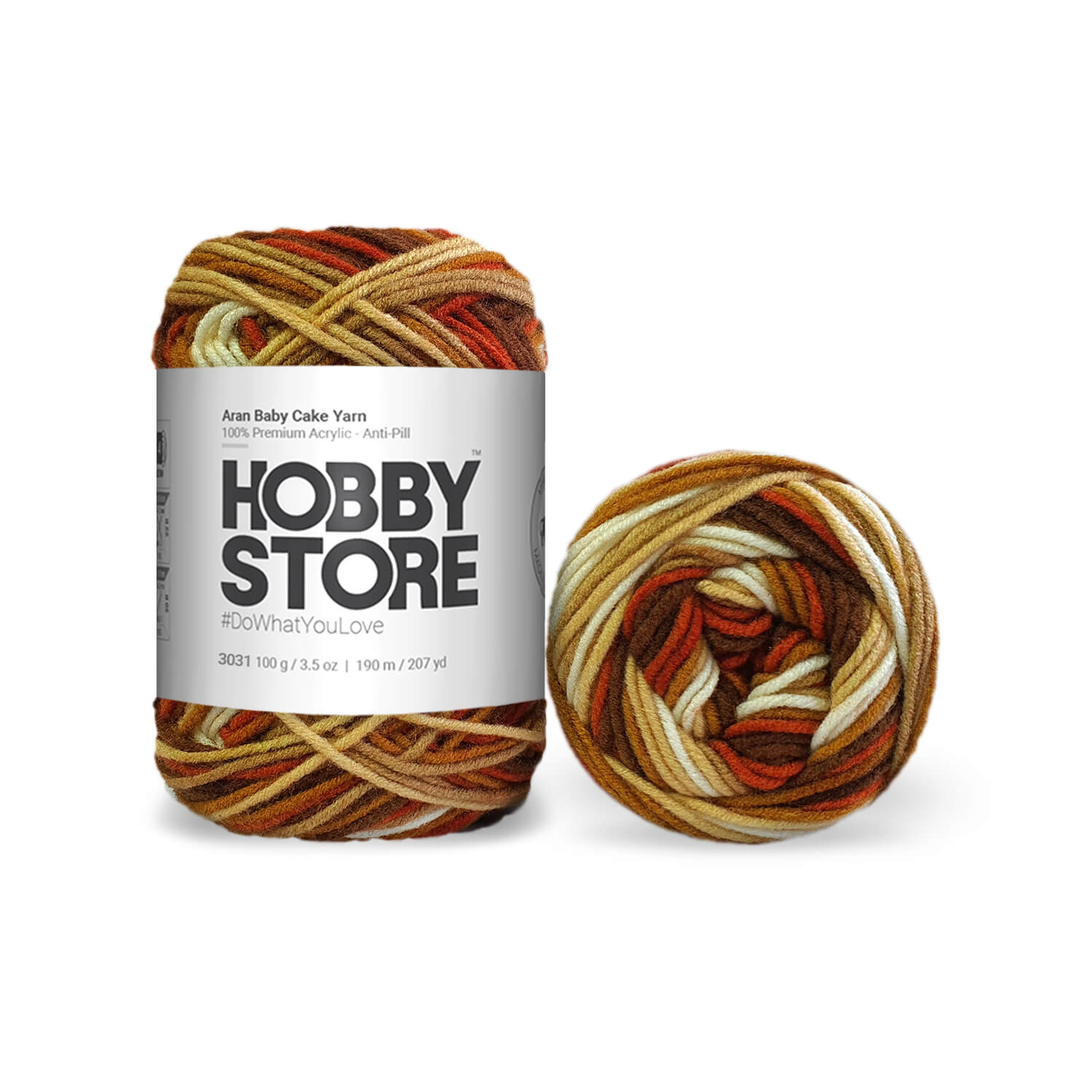 Hobby Store Aran Baby Cake Anti-Pill Yarn - 3031