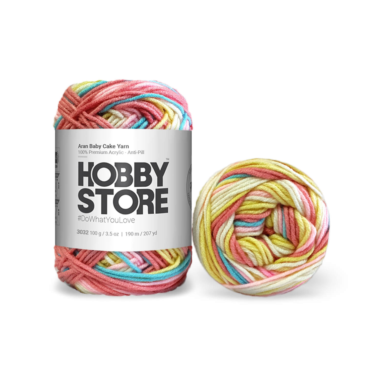 Hobby Store Aran Baby Cake Anti-Pill Yarn - 3032