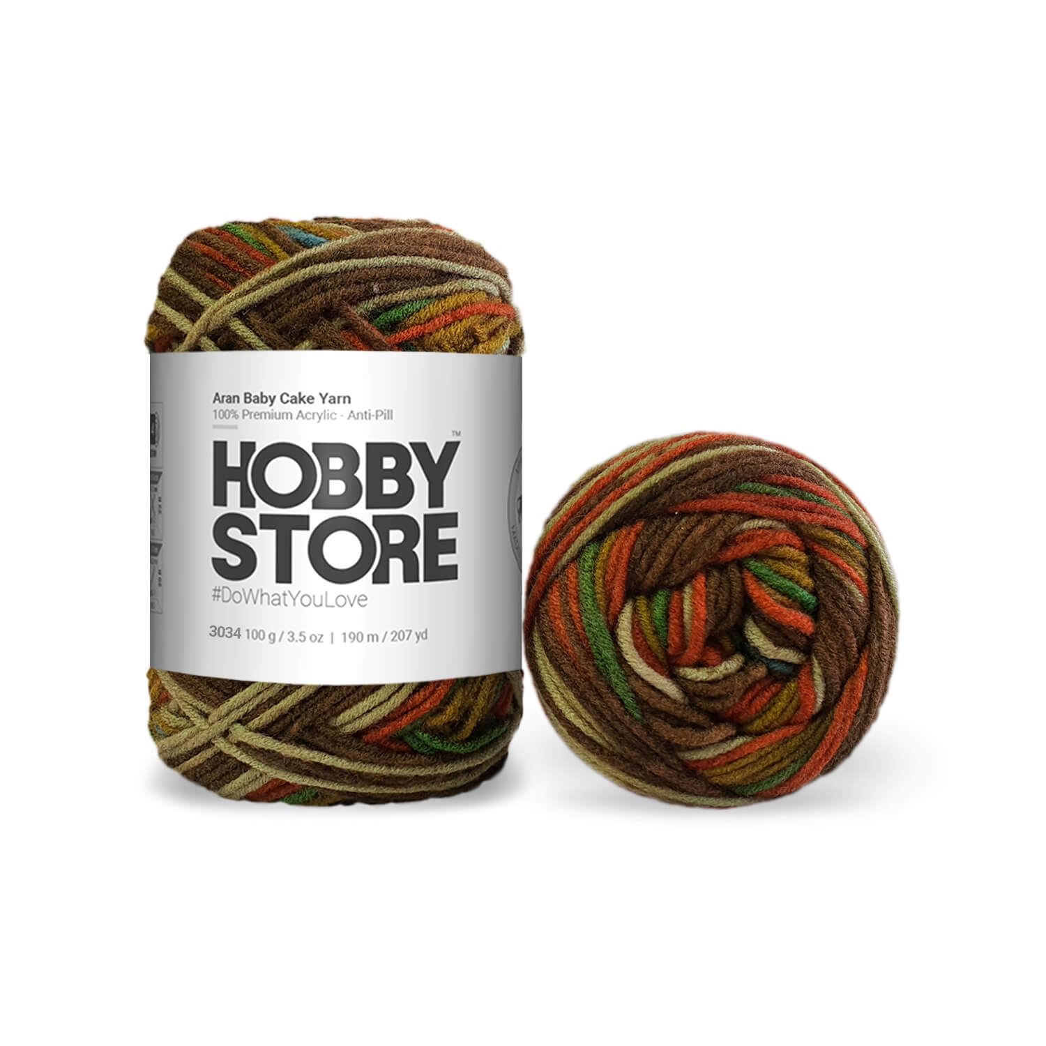 Hobby Store Aran Baby Cake Anti-Pill Yarn - 3034