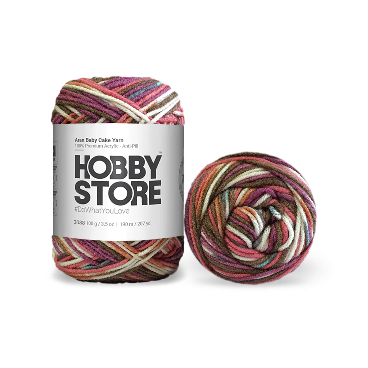 Hobby Store Aran Baby Cake Anti-Pill Yarn - 3038