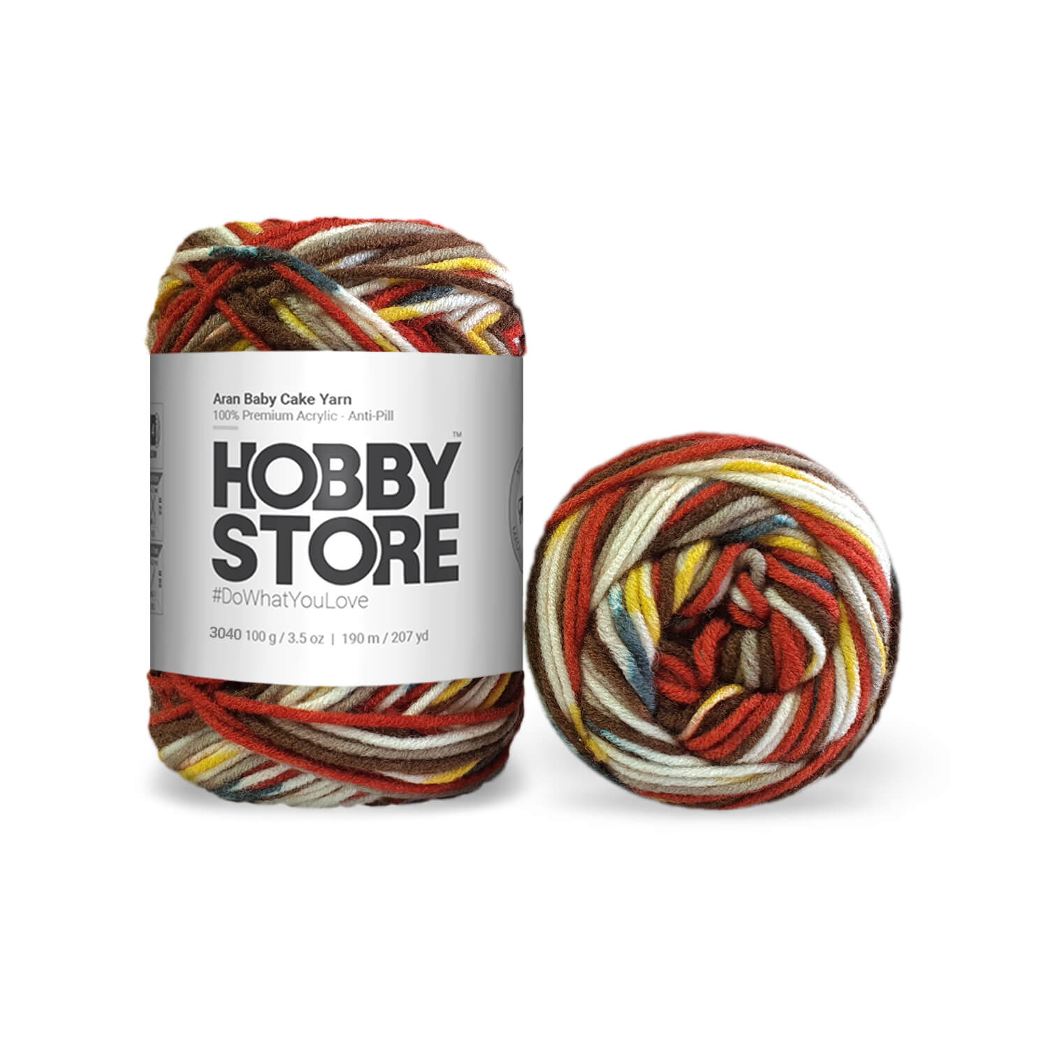 Hobby Store Aran Baby Cake Anti-Pill Yarn - 3040