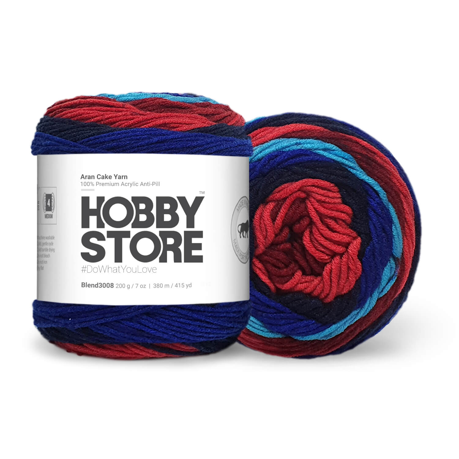 Hobby Store Aran Cake Anti-Pill Yarn - 3008