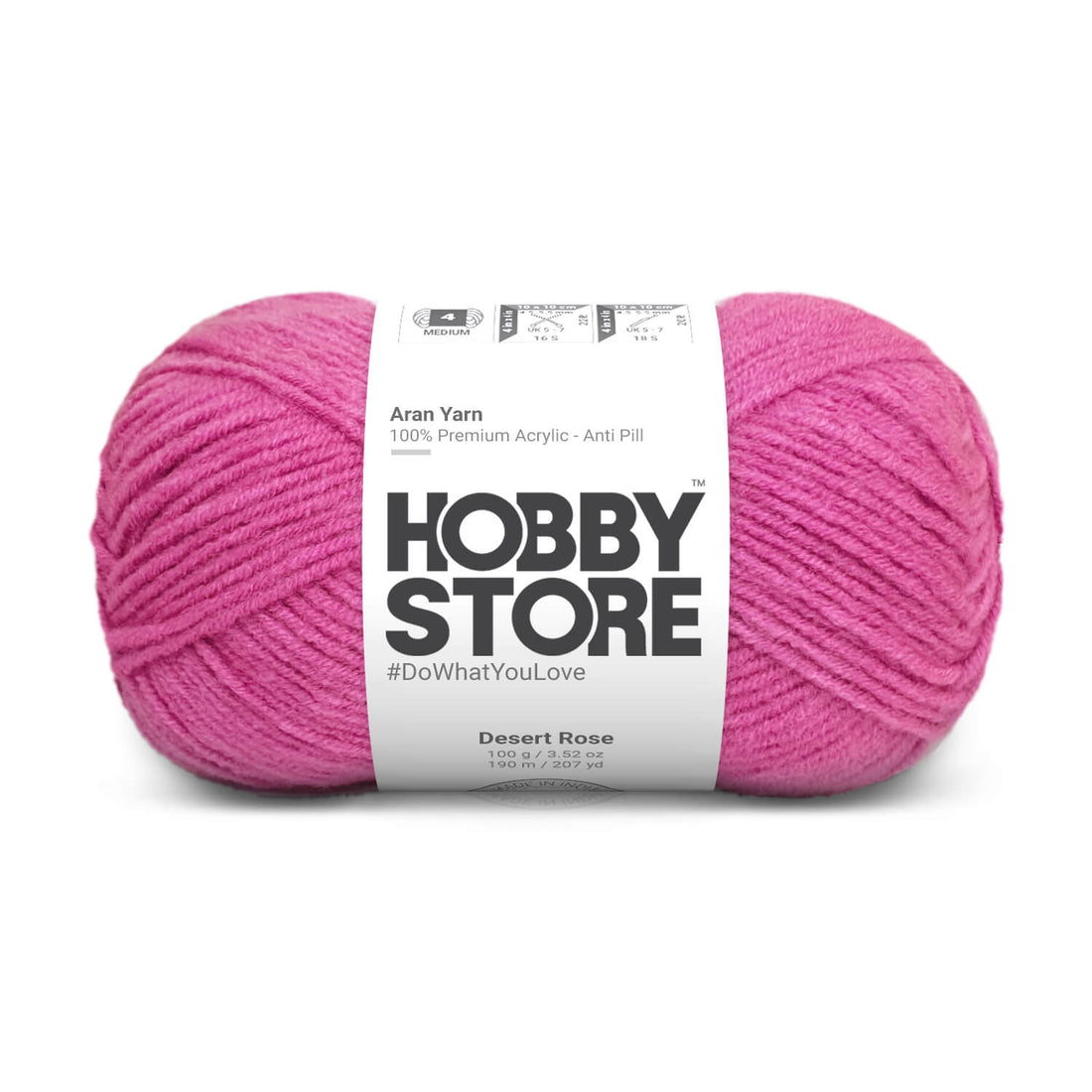 Hobby Store Aran Anti-Pill Yarn - Desert Rose 2037