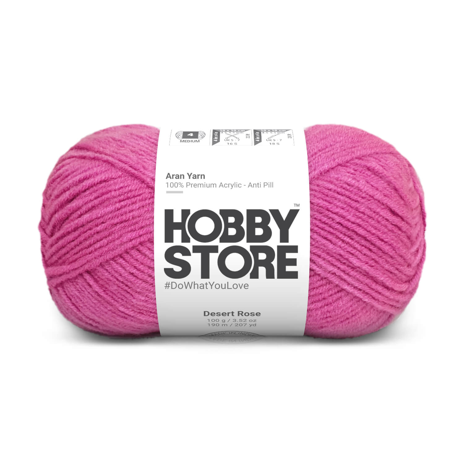 Hobby Store Aran Anti-Pill Yarn - Desert Rose 2037