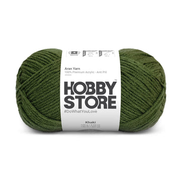 Hobby Store Aran Anti-Pill Yarn - Khaki 2017