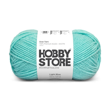 Hobby Store Aran Anti-Pill Yarn - Light Blue 2006