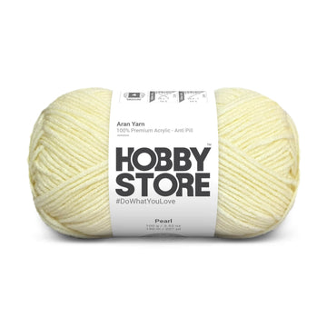 Hobby Store Aran Anti-Pill Yarn - Pearl 2047