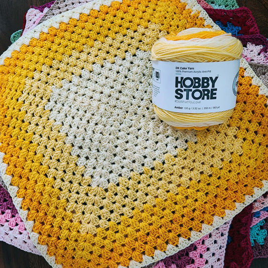 Hobby Store DK Anti-Pill Cake Yarn - Amber 4008