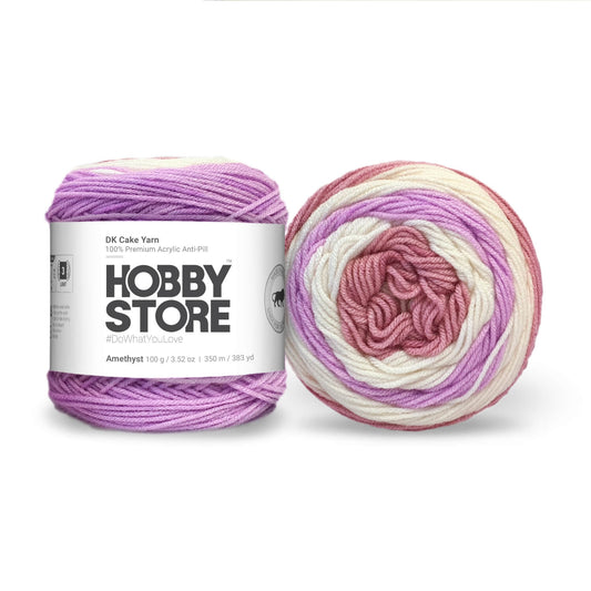 Hobby Store DK Anti-Pill Cake Yarn - Amethyst 4023
