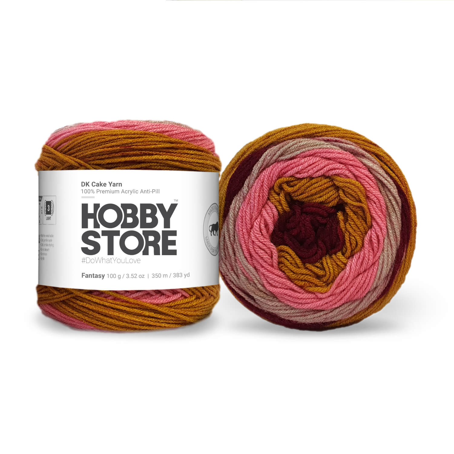 Hobby Store DK Anti-Pill Cake Yarn - Fantasy 4030