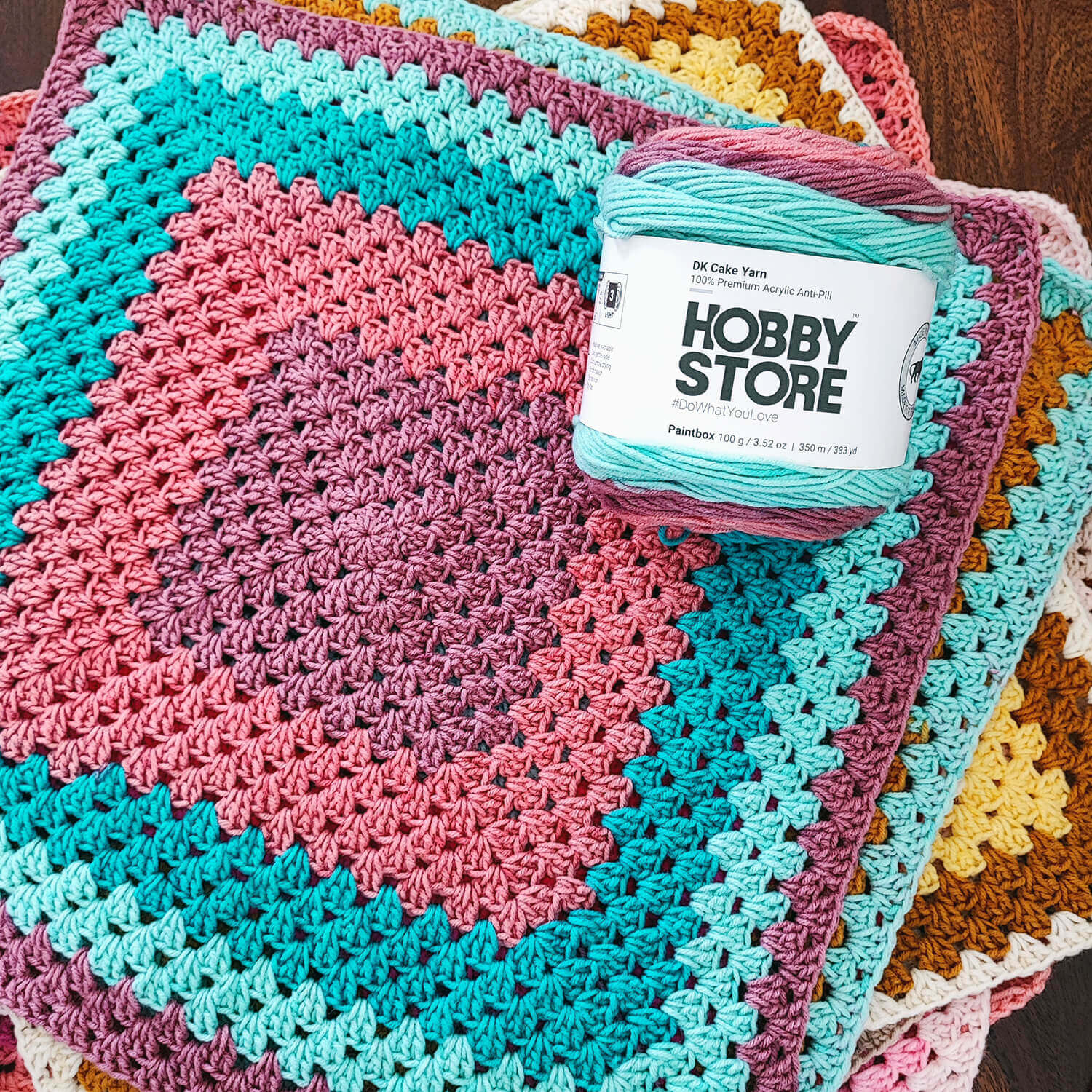 Hobby Store DK Anti-Pill Cake Yarn - Paintbox 4011