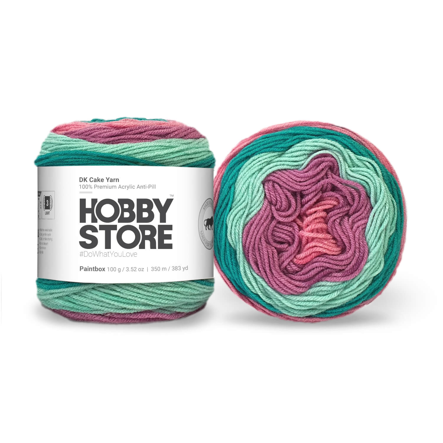 Hobby Store DK Anti-Pill Cake Yarn - Paintbox 4011