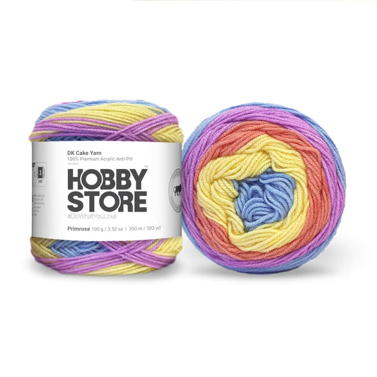Hobby Store DK Anti-Pill Cake Yarn - Primrose 4028