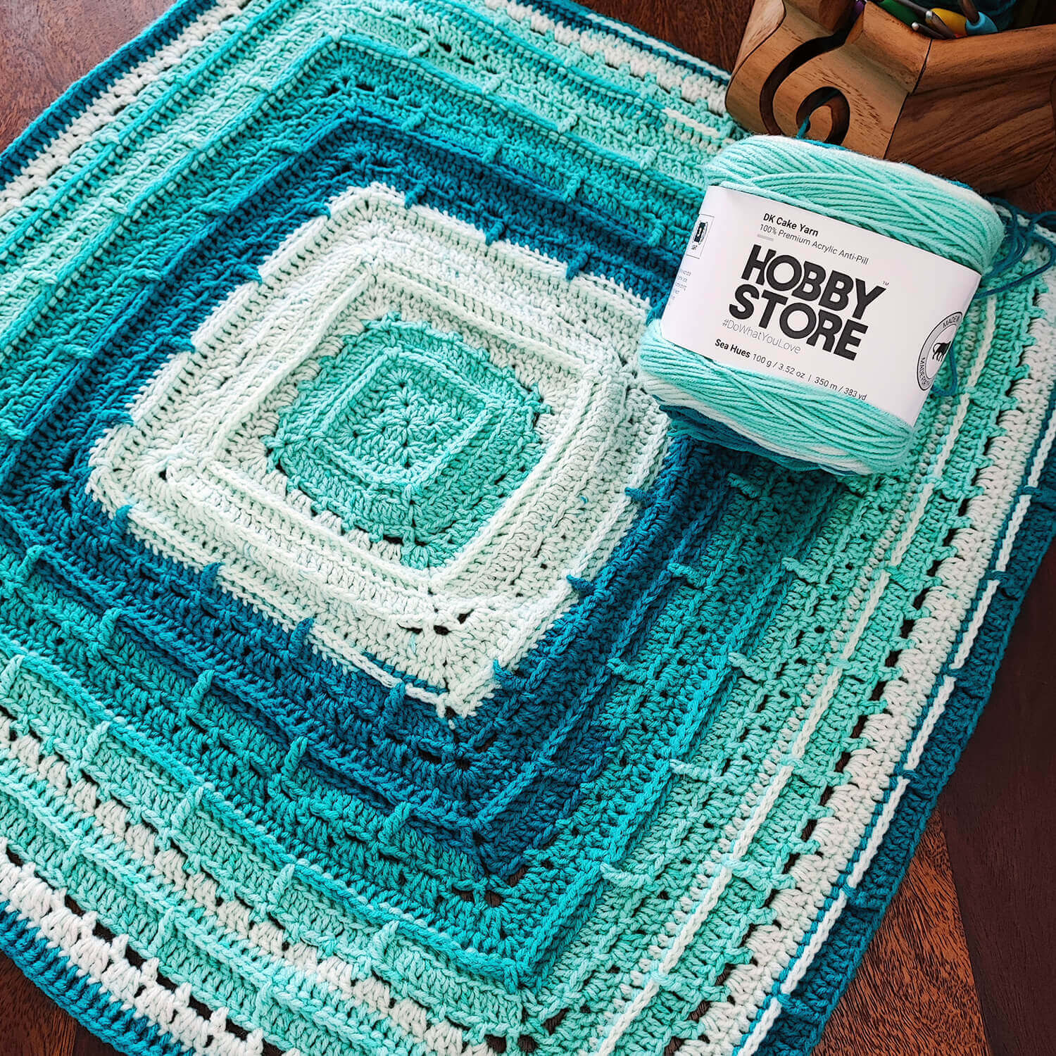 Hobby Store DK Anti-Pill Cake Yarn - Sea Hues 4004