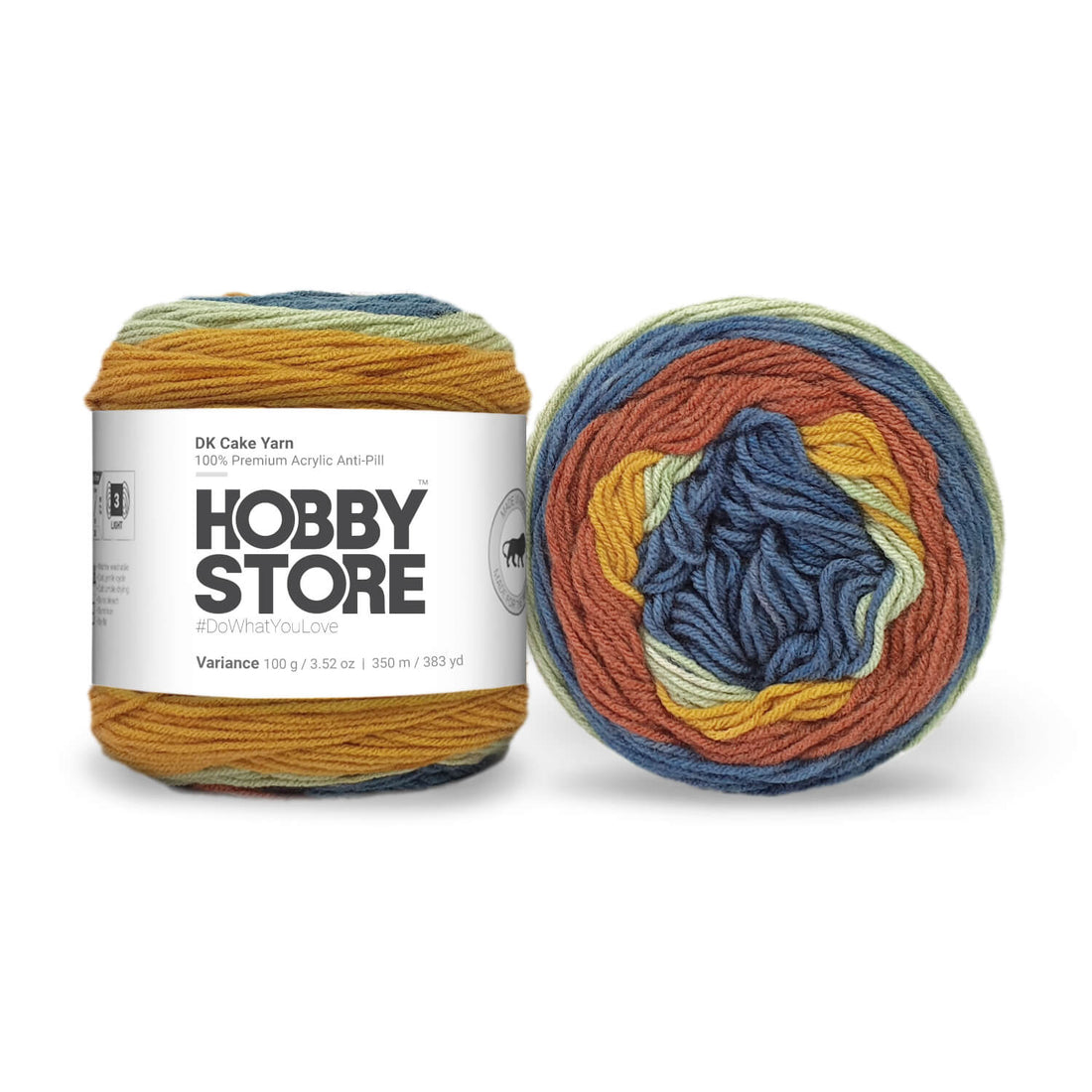 Hobby Store DK Anti-Pill Cake Yarn - Variance 4015