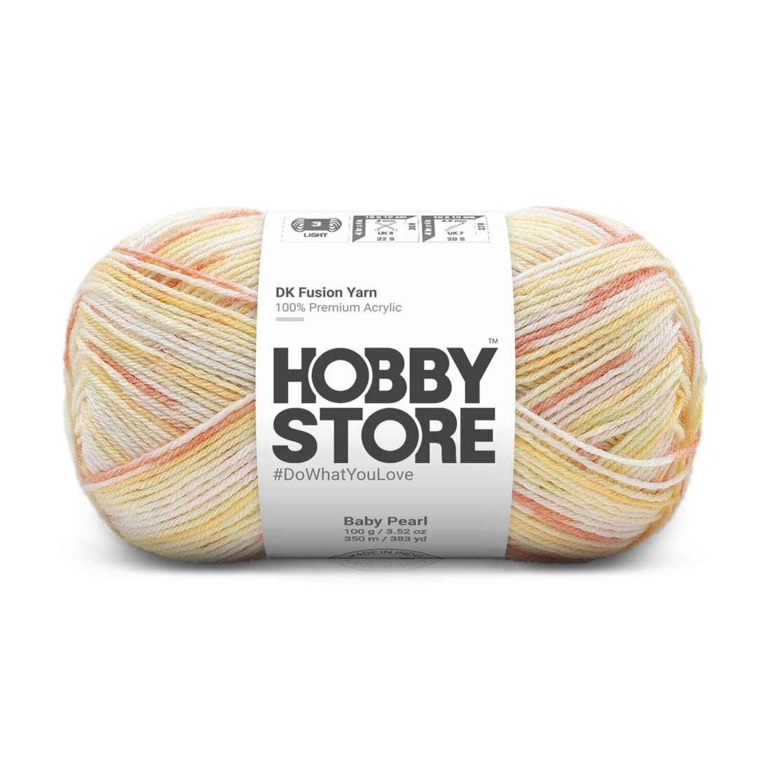 Hobby Store DK Fusion Yarn -  Baby Pearl 7103
