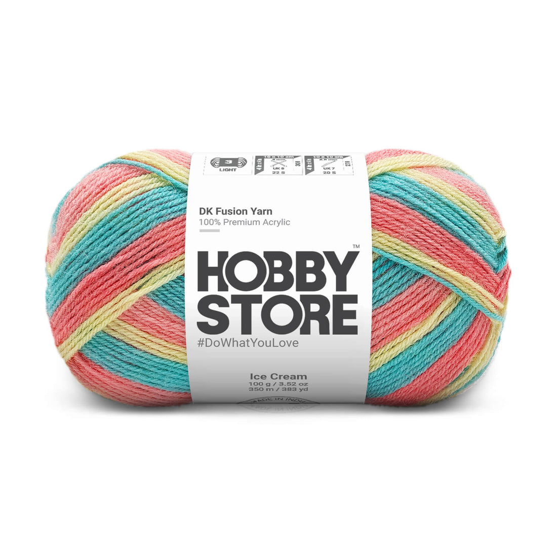 Hobby Store DK Fusion Yarn -  Ice Cream 7110