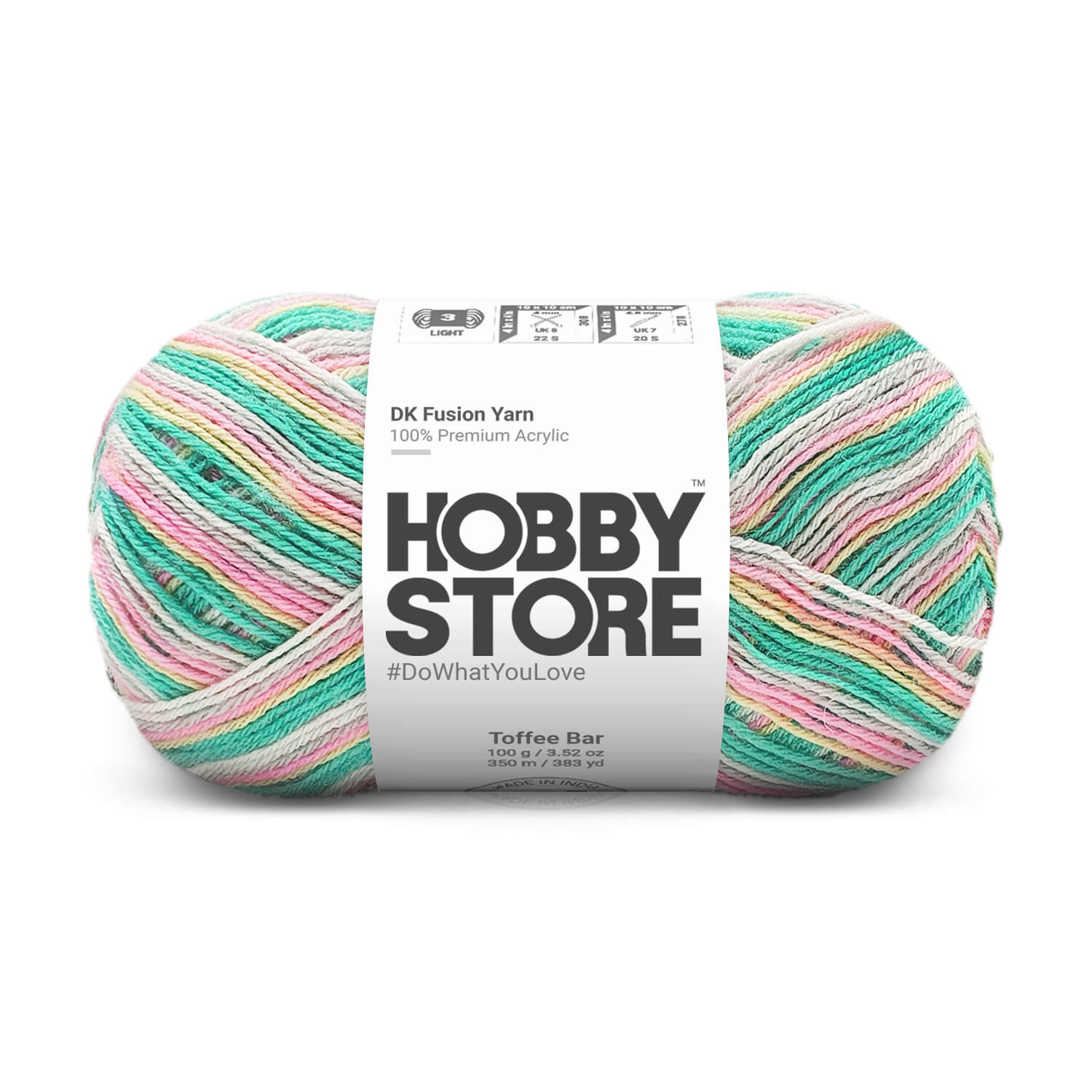 Hobby Store DK Fusion Yarn -  Toffee Bar 7111