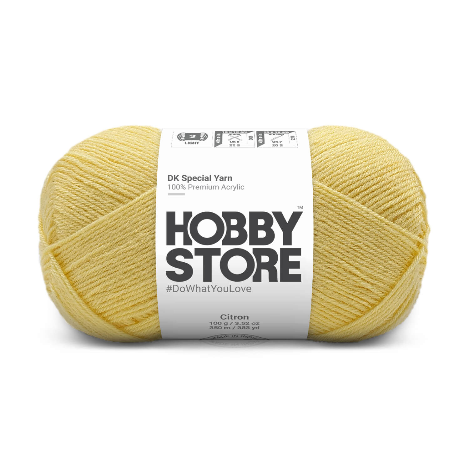 Hobby Store DK Special Yarn - Citron 1263