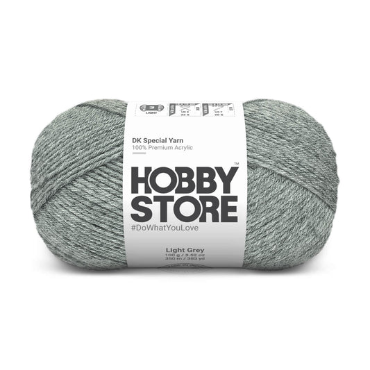 Hobby Store DK Special Yarn - Light Grey 5047