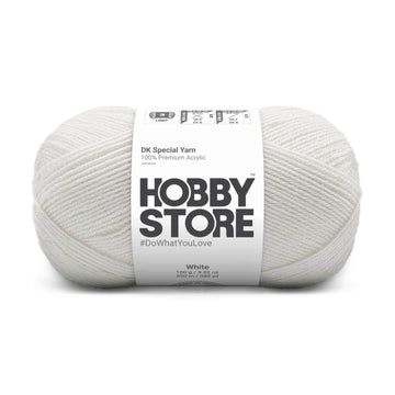 Hobby Store DK Special Yarn - White 1001