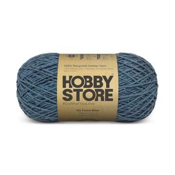 Hobby Store Recycled Cotton Yarn - Air Force Blue 8319