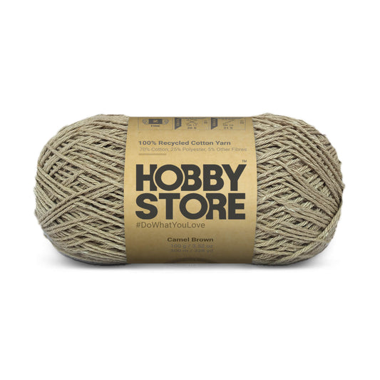 Hobby Store Recycled Cotton Yarn - Camel Brown 8313