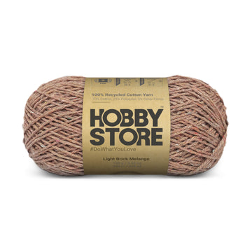 Hobby Store Recycled Cotton Yarn - Light Brick Melange 8920