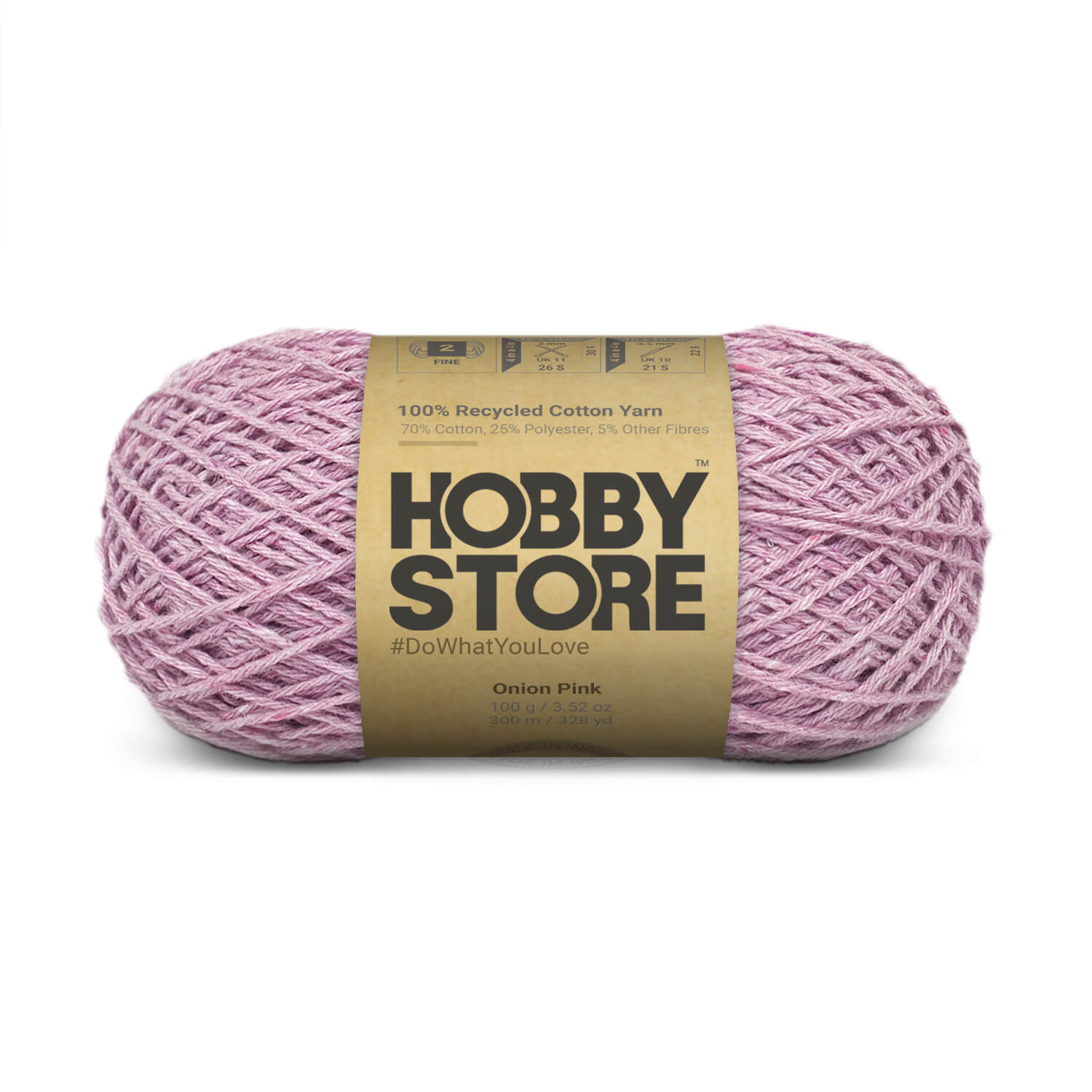 Hobby Store Recycled Cotton Yarn - Onion Pink 8928