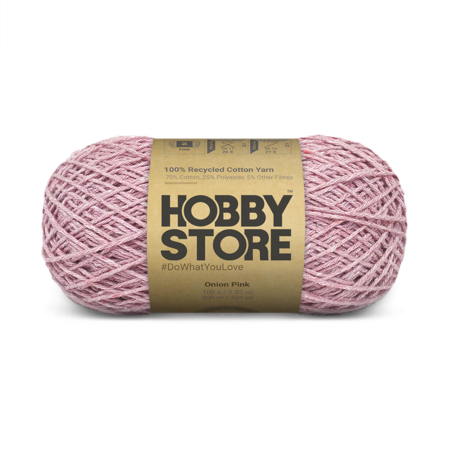 Hobby Store Recycled Cotton Yarn - Onion Pink 8928