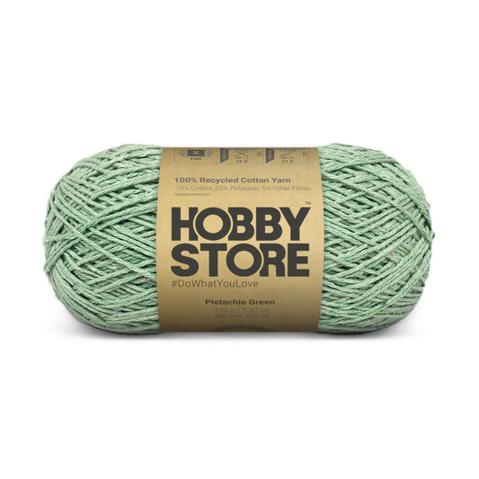 Hobby Store Recycled Cotton Yarn - Pistachio Green 8915