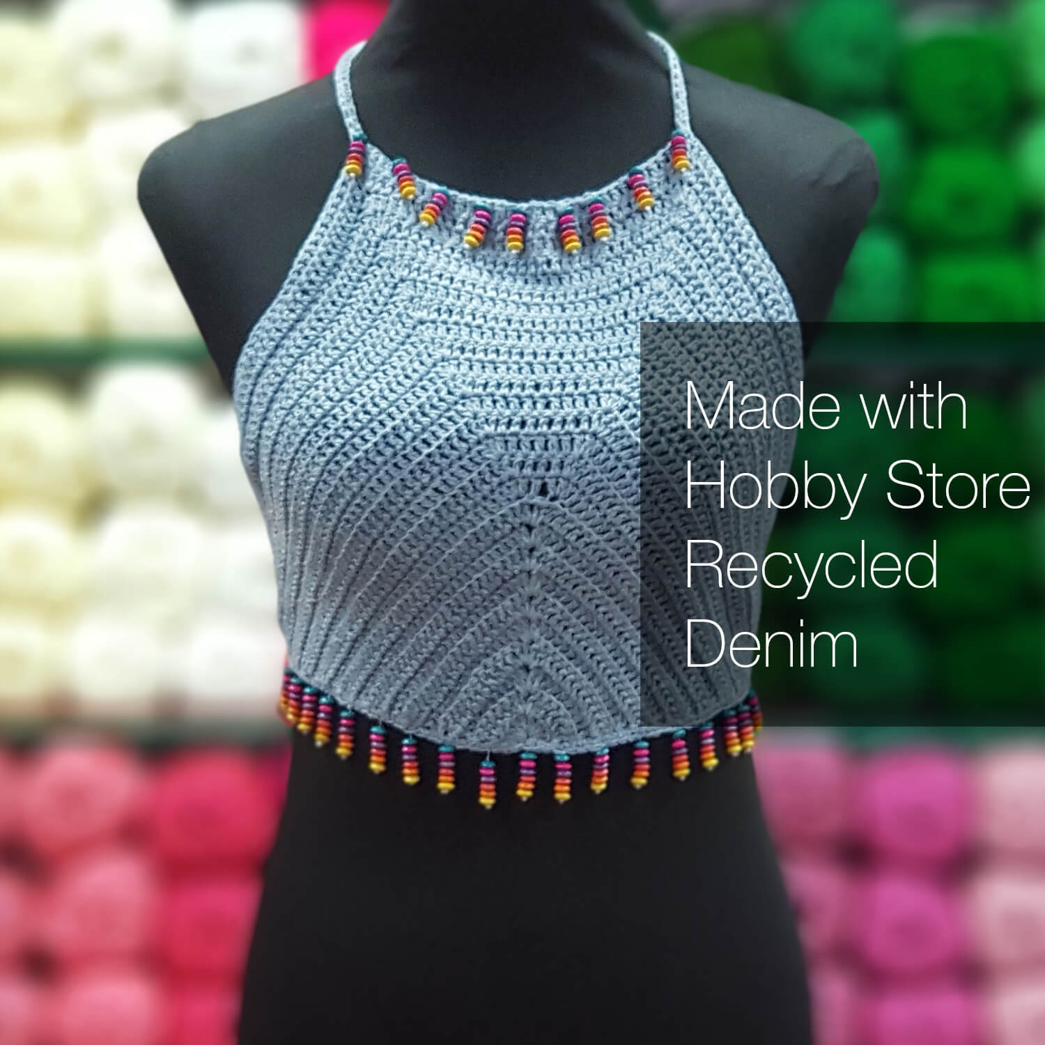 Hobby Store Steel Crochet Hook Set with Ergonomic Wooden Handle