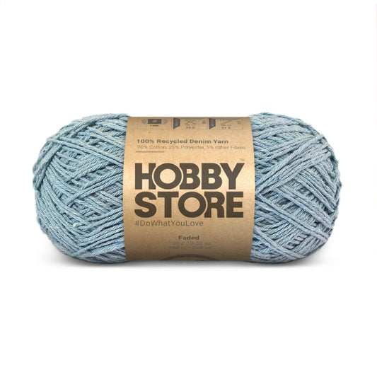 Hobby Store Recycled Denim Yarn - Faded 8010