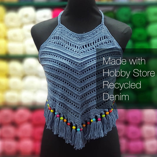 Hobby Store Recycled Denim Yarn - Vintage 8020