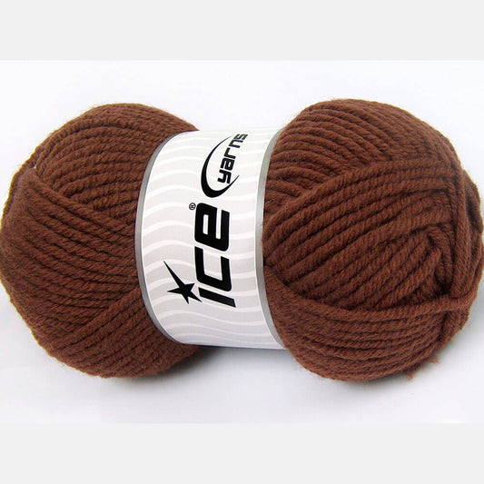 Ice Wool Chunky Yarn - Brown 65715