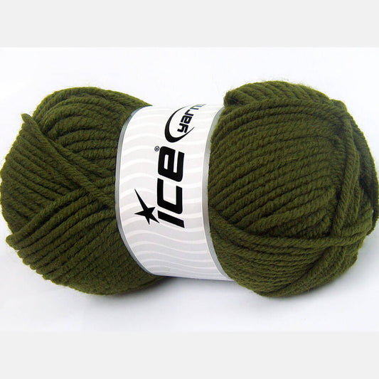 Ice Wool Chunky Yarn - Green 65717