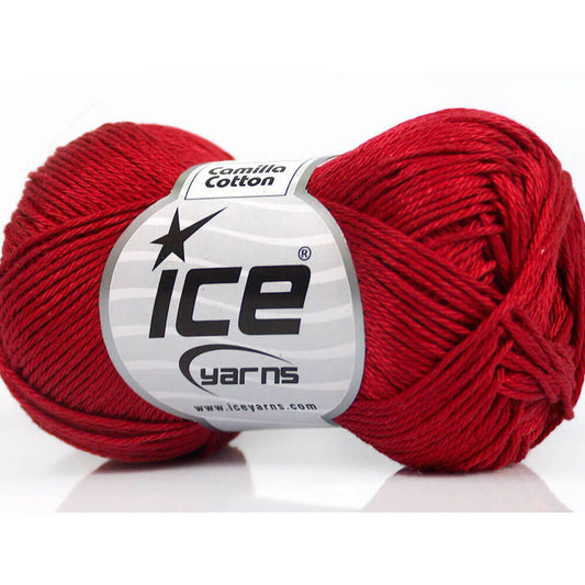 Ice Camilla Cotton Yarn - Dark Red 53797