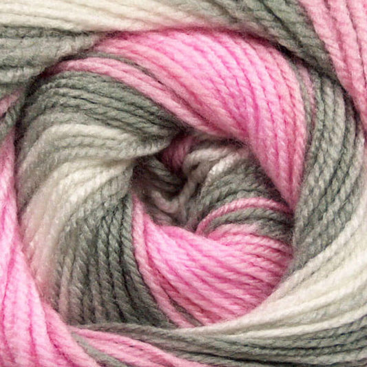 Ice Magic Baby Yarn - Pink, Grey, White 50002