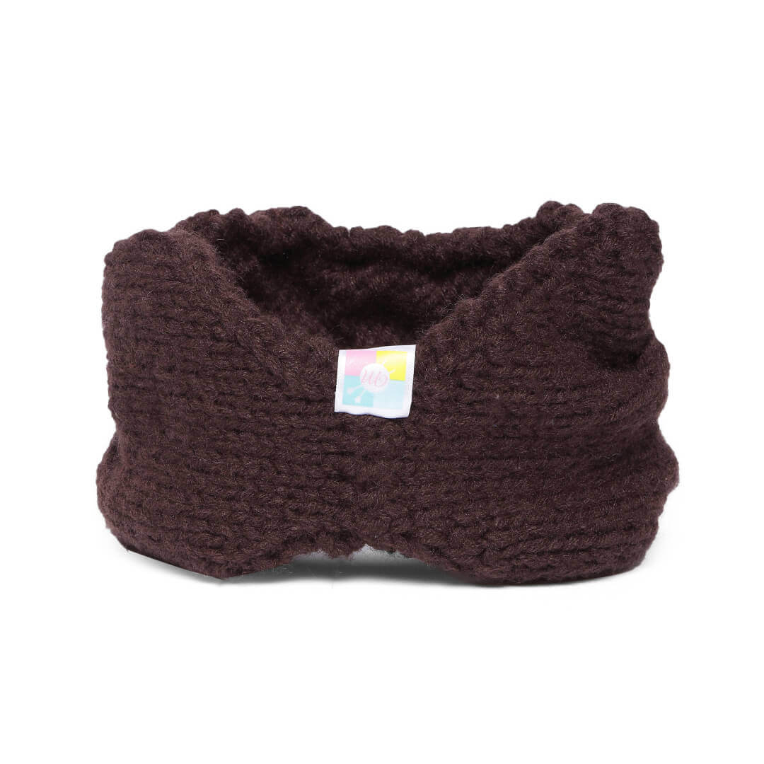 Double Cable Headband - Brown 111